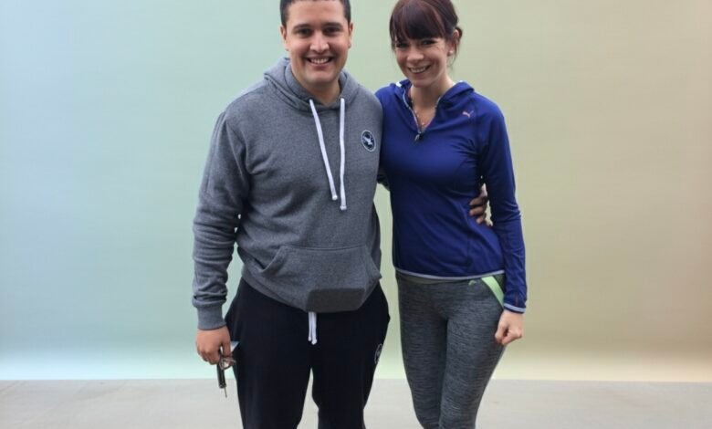 Elizabeth Rizzini presenting the weather on BBC News with studio graphics in the background.”