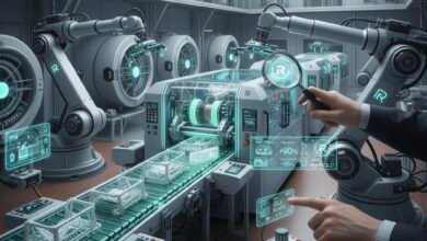 Advanced manufacturing line featuring Repmold systems designed to enhance production speed and sustainability