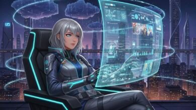 هنتاوي.com Arabic anime website homepage featuring news, reviews, and updates